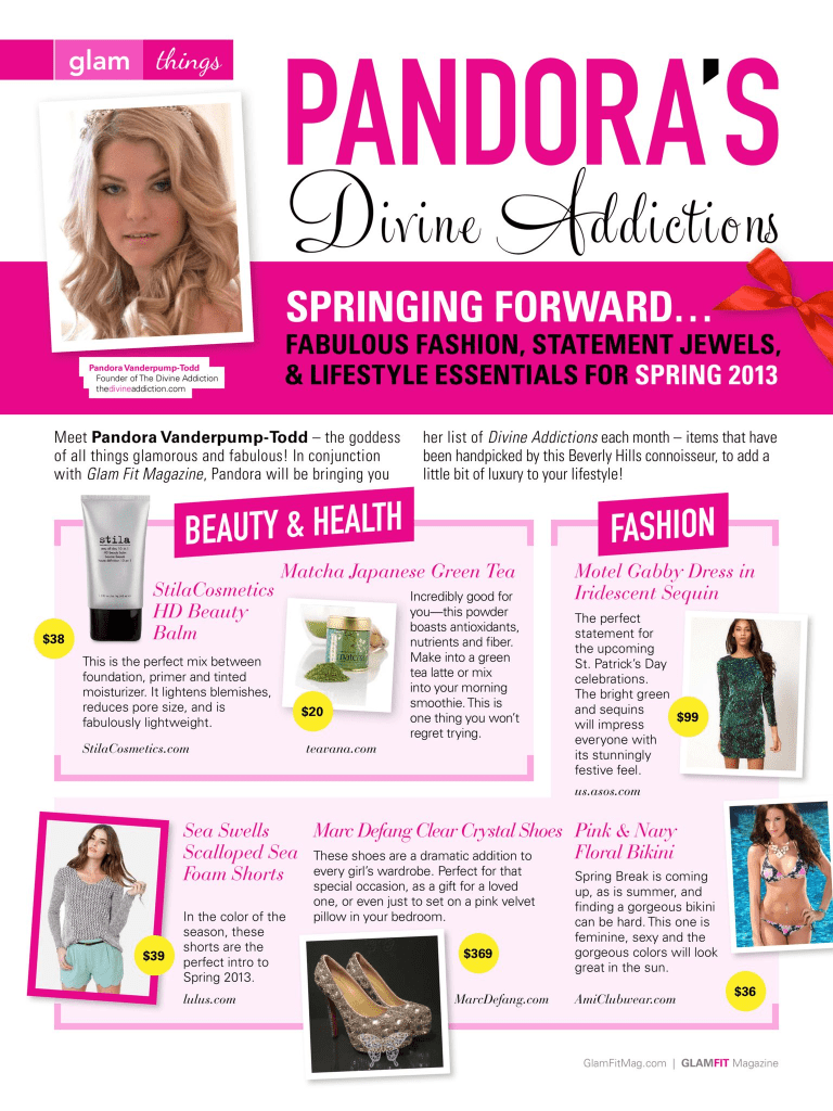 Glam Fit "Divine Addictions"