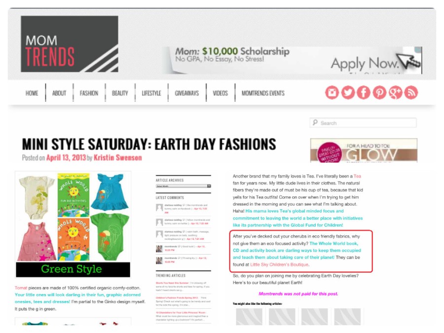 MomTrends Little Skye