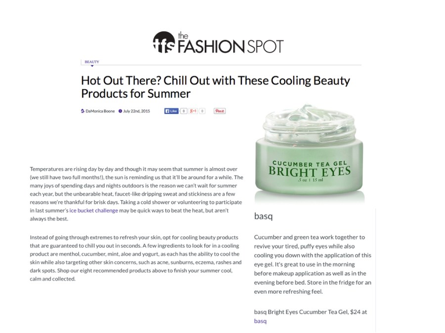 BASQ THE FASHION SPOT