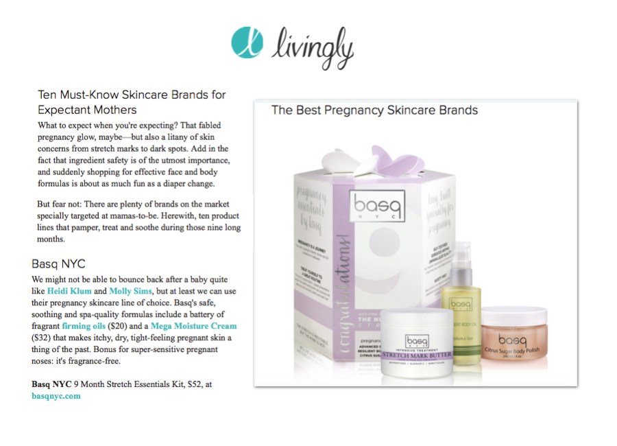 LIVINGLY BASQ PRESS CLIPPING