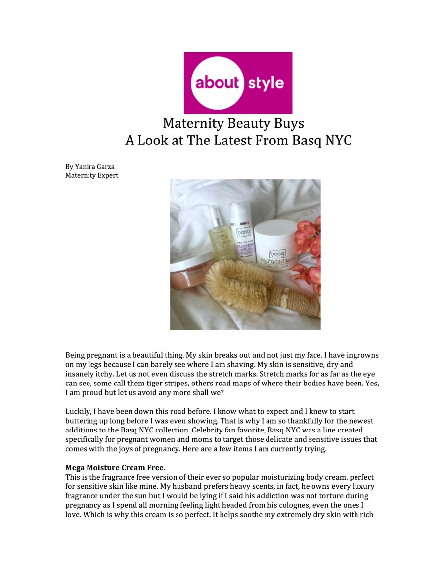 ABOUT MATERNITY BASQ